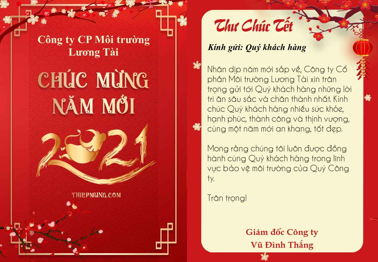 Thư chúc Tết Tân Sửu